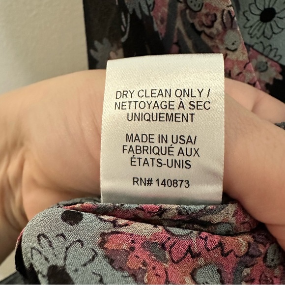 LoveShackFancy Silk Floral Spaghetti Strap Y2K Babydoll Top Size Small - Picture 10 of 10